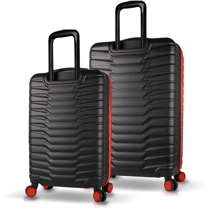 Zoozie Bags Juego de Maletas Premium de 2 Piezas Negro
